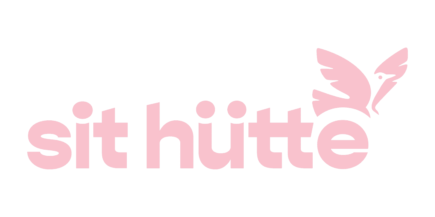 sit hütte – Firmenlogo mit Vogel